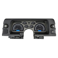 Dakota Digital Gauge Kit 1990- 92 For Chevrolet For Camaro Analog Black Background Alloy Style Face Blue Display VHX-90C-CAM-K-B