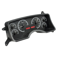 Dakota Digital Gauge Kit 1990- 93 For Ford For Mustang Analog Black Background Alloy Style Face Red Display VHX-90F-MUS-K-R