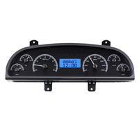 Dakota Digital Gauge Kit 1994- 96 For Chevrolet Caprice/ For Impala SS Analog Black Background Alloy Style Face Blue Display VHX-94C-CAP-K-B