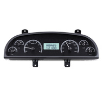 Dakota Digital Gauge Kit 1994- 96 For Chevrolet Caprice/ For Impala SS Analog Black Background Alloy Style Face White Display VHX-94C-CAP-K-W