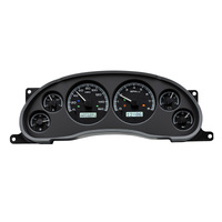 Dakota Digital Gauge Kit 1994- 2004 For Ford For Mustang Analog Black Background Alloy Style Face White Display VHX-94F-MUS-K-W