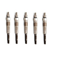 Denso glow plug set for Mercedes S123 300 T D 123.190 OM 617.912 5-cylinder 1977-1985 DG-001