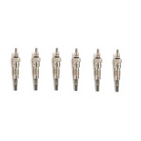 Denso glow plug set for Nissan Patrol III/1 MQ MK GQ 3.3 D SD33 6-cylinder 1979-1988 DG-157