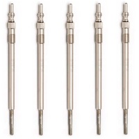 Denso glow plug set for Alfa Romeo 939 2.4 JTDM 939 A3.000 5-cylinder 2005-2011 DG-170