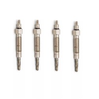 Denso glow plug set for Mitsubishi L 200 Express MA MB MC MD 2.3 D 4D55 4-cylinder 1982-1986 DG-198