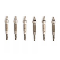 Denso glow plug set for Nissan III/1 MQ MK GR GQ 4.2 D Y60 TD42 6-cylinder 1988-1997 DG-198