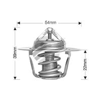 Dayco Thermostat for Land Rover 3.5 1/1987 - 1991 3.5L V8 16V OHV Carb 15G