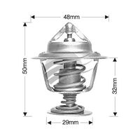 Dayco Thermostat for Nissan Pulsar 7/2000 - 12/2003 1.6L 4 cyl 16V DOHC MPFI N16 83kW QG16DE