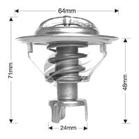 Dayco Thermostat for Nissan 300C 5/1984 - 5/1986 3.0L V6 12V SOHC EFI VG30E