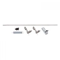 Edelbrock 94 Straight Throttle Linkage Kit Dual for 94 Inline Carburetors (Sold Separately) Kit EB1032