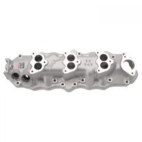 Edelbrock Intake Manifold Triple Deuce Aluminium Natural 3-Bolt For Ford Flathead V8 Each EB1109