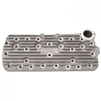 Edelbrock Cylinder Heads Bare Aluminium Natural 74cc Chamber For Ford Flathead V8 Pair EB1116