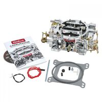 Edelbrock Carburetor Performer 600 cfm 4-Barrel Square Bore Manual Choke Single Inlet EnduraShine EB140549