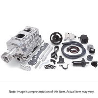 Edelbrock SUPERCHARGER XX SC SBC TVS2300 EFI INTRCOOLED DUAL TB FLANGE VORTEC W/ELECTRONICS POLISHED FINISH EB15231