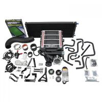 Edelbrock Supercharger E-Force Stage 1 Street Legal Eaton TVS2650 Serpentine Black Powdercoated DP3C Intercooler GM Truck & SUV 6.2L No Tune  EB156640