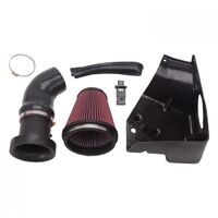 Edelbrock Air Intake System E-Force Black Tube Red Filter for Use On EDL-1585 Supercharger Only For Ford 4.6L Kit EB15808