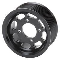 Edelbrock Supercharger Pulley E-Force Enforcer Aluminium Black Serpentine 10-Groove 3.875 in. Diameter Each EB15847