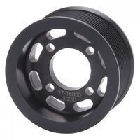 Edelbrock Supercharger Pulley E-Force Competition Serpentine Aluminium Black Anodized 3.250 in. O.D. Each EB15850