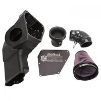 Edelbrock Air Intake Kit E-Force Supercharged Only Competition Use Red Filter Black Tubing For Ford 5.0 Coyote Kit EB15868