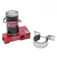 Edelbrock Fuel Pump Quiet-Flo Electric 6.5 psi 120 gph 3/8 in. NPT Female Threads Inlet/Outlet Red Anodized Each EB182051