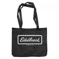 Edelbrock Tote Bag Reusable Shopping Bag Black Each EB189170