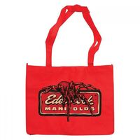 Edelbrock Tote Bag Reusable Shopping Bag Red Tarantula Logo Each EB189171