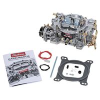 Edelbrock Carburetor AVS 2 500 cfm 4-Barrel Square Bore Electric Choke Annular Boosters Satin Non-EGR Each EB1901