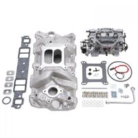 Edelbrock Carburetor and Manifold Combo Performer RPM Manifold 800 cfm AVS2 Carb For Chevrolet Small Block Kit EB2023