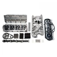 Edelbrock Top End Engine Kit Power Package Intake Heads Cam Timing Chain Head Bolts SB For Ford 321 HP-337 TQ Kit EB2027