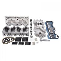 Edelbrock Top End Engine Kit Power Package Intake Heads Cam Timing Chain Head Bolts 409W BBC 451 HP-474 TQ Kit EB2039