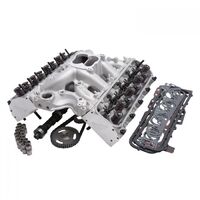 Edelbrock Top End Engine Kit Power Package Intake Heads Cam Timing Chain Head Bolts BB For Ford 506 HP-536 TQ Kit EB2045