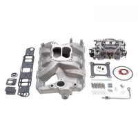 Edelbrock Carburetor and Manifold Combo Performer RPM Manifold 800 cfm AVS2 Carb For Pontiac V8 Kit EB2056