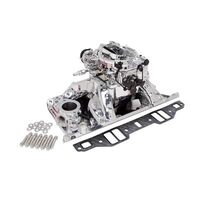 Edelbrock Carburetor and Manifold Combo RPM Air-Gap Manifold 800 cfm AVS2 Carb EnduraShine For Chrysler Small Block 340/360 Kit EB20754