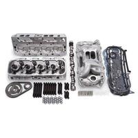 Edelbrock Top End Engine Kit Power Package Intake Heads Cam Timing Chain Head Bolts BB For Chevrolet 676 HP-649 TQ Kit EB2078