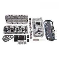 Edelbrock Top End Engine Kit Power Package Intake Heads Cam Timing Chain Head Bolts BB For Chevrolet 540 HP-539 TQ Kit EB2079