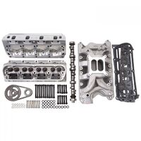 Edelbrock Top End Engine Kit Power Package Intake E-CNC Heads Cam Timing Chain Bolts 351W SB For Ford 451 HP-433 TQ EB2090