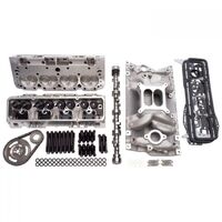 Edelbrock Top End Engine Kit Power Package Intake Heads Cam Timing Chain Head Bolts SB For Chevrolet 460 HP-460 TQ Kit EB2096