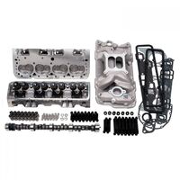 Edelbrock Top End Engine Kit Power Package Intake Heads Cam Timing Chain Head Bolts For Chevrolet Kit EB2098