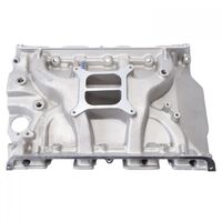 Edelbrock Intake Manifold Performer Dual Plane Aluminium Natural Square Bore For Ford Big Block FE Each EB2105