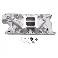 Edelbrock Intake Manifold Performer Dual Plane Aluminium Natural 4-Barrel Square Bore For Ford 260 289 302 Each EB2121