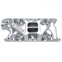 Edelbrock Intake Manifold Performer Dual Plane Aluminium Polished Square Bore Flange For Ford 260 289 302 Each EB21211