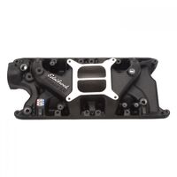 Edelbrock Intake Manifold Performer Dual Plane Aluminium Black Square Bore Flange For Ford 260 289 302 Each EB21213