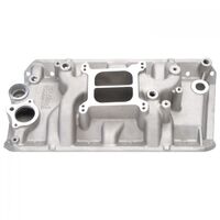 Edelbrock Intake Manifold Performer Dual Plane Aluminium Natural Square Bore Flange AMC 304 360 390 401 Each EB2131