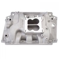 Edelbrock Intake Manifold Performer Dual Plane Aluminium Square/Spread Bore Flange For Buick 400 430 455 Each EB2146