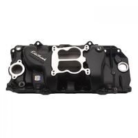 Edelbrock Intake Manifold Performer Dual Plane Aluminium Black Spread Bore For Chevrolet 396-454 Oval Port Each EB21613