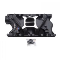 Edelbrock Intake Manifold Performer Dual Plane Aluminium Black Powdercoated 4-barrel Mounting For Ford 351W Each EB21813