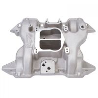 Edelbrock Intake Manifold Performer Dual Plane Aluminium Natural Square/Spread Bore Mopar 413 426 440 Each EB2191