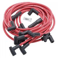 Edelbrock Spark Plug Wires Max-Fire Ultra Spark Spiral Core 50 ohms 8.5mm Red HEI GM V8 SB Set EB22713