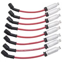 Edelbrock Spark Plug Wires Max-Fire Ultra-Spark 50 Spiral Core 50 ohms 8.5mm Red For Buick For Cadillac For Chevrolet For GMC For Hummer Fo EB22716