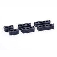 Edelbrock Ignition Wire Separators Plastic Black Clamp-In 7mm-9mm Plug Wires Kit EB22799